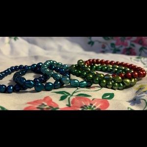 Fresh water pearl bracelets